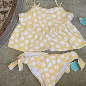 Girls Cooper key swim suit two piece new with tags